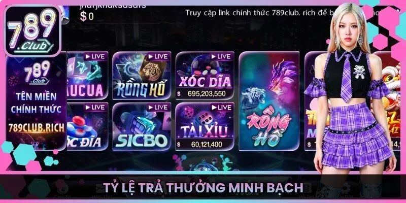 Tỷ lệ trả thưởng minh bạch